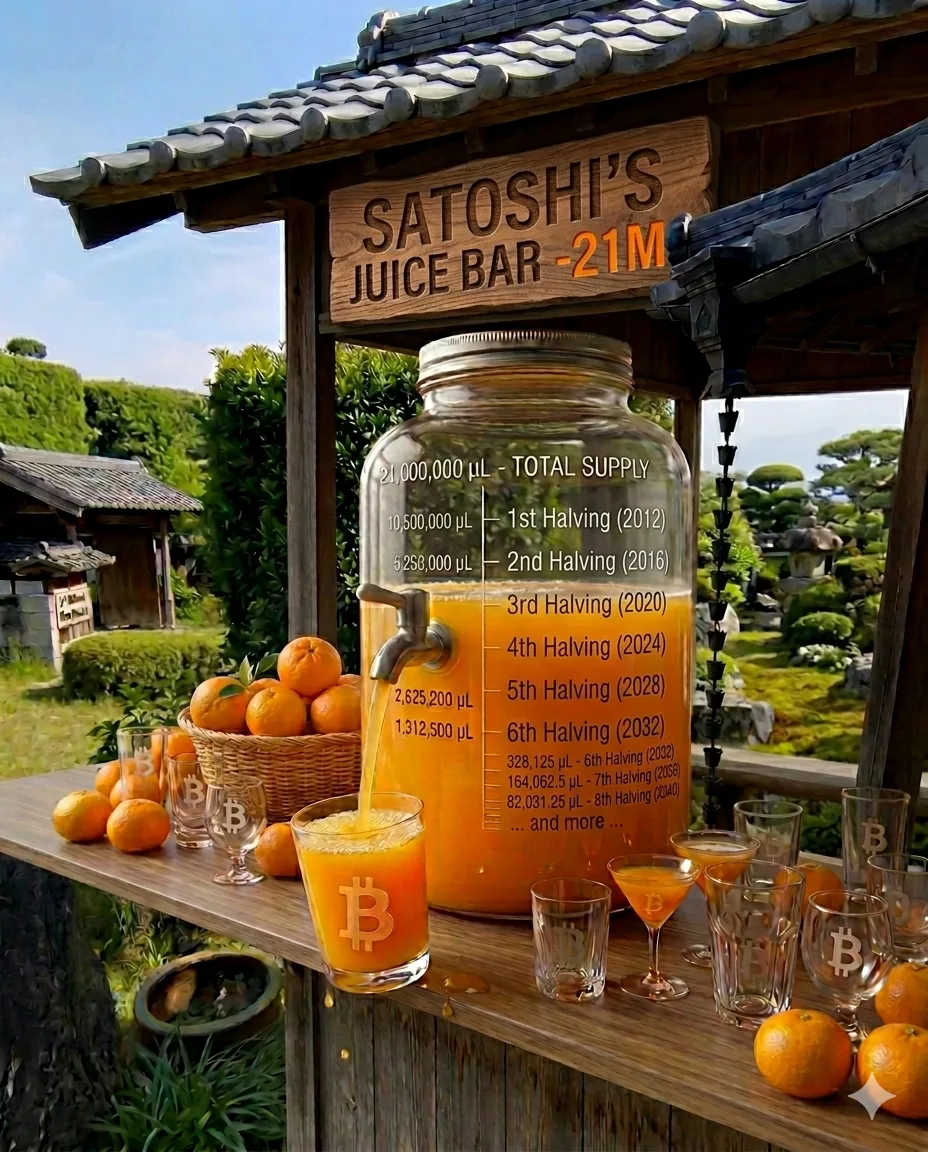 21L Orange Juice Bar by ザボ太郎
